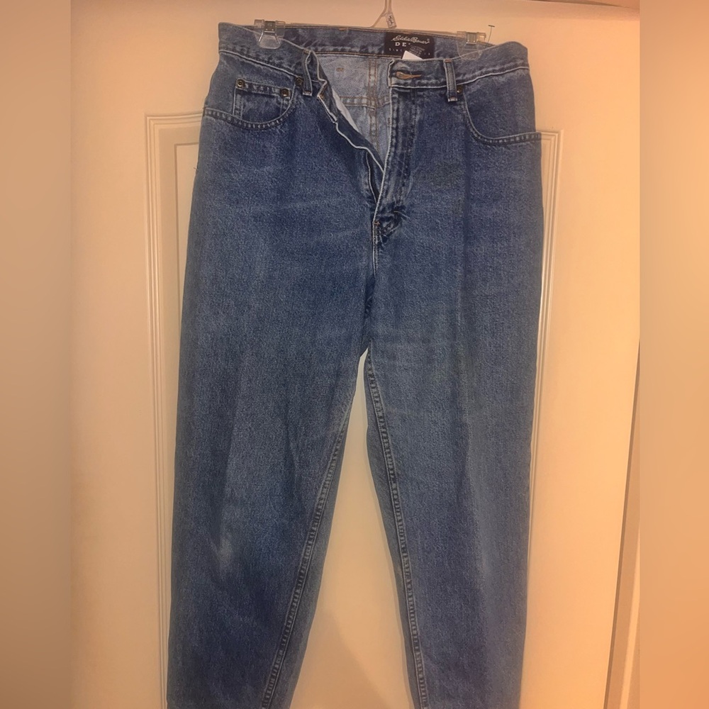 Eddie Bauer Blue Relaxed Fit Jeans